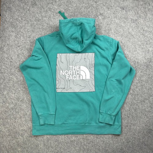 The north face teal hoodie - north,