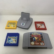 Pokemon Stadium - Nintendo 64 N64 With Genuine Red Blue And Yellow Game Boy