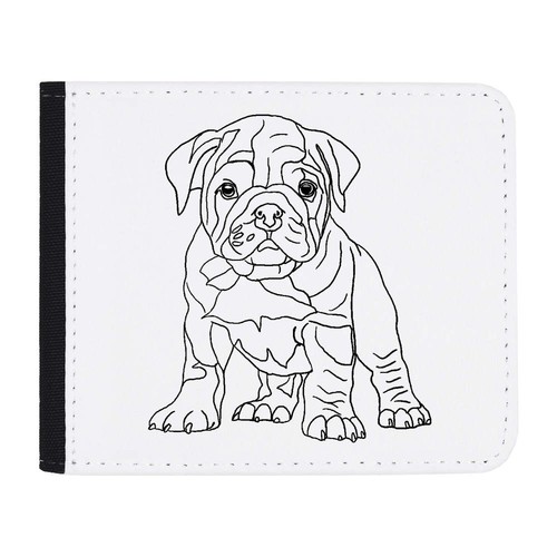 British bulldog puppy wallet - bulldog, puppy'