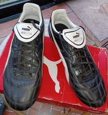 Men's PUMA Esito Classic SG  Black Leather Football Boots UK 10 US 11 EUR 44.5
