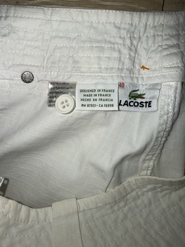 Vintage lacoste white mini - lacoste,
