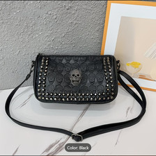 Women Gothic Skull Shoulder
