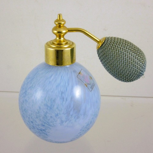 Caithness blue glass perfume