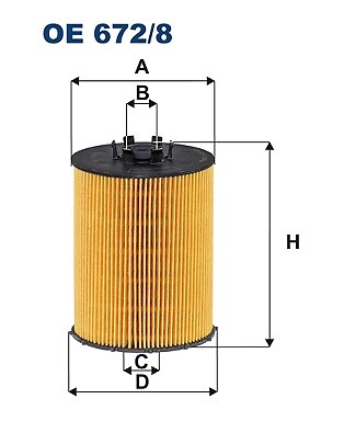 Filtron 672 oil filter - filtron, oe