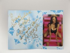 LIMITED EDITION AMERICAN PREPAID PHONE CARD HAND SIGNED BY LINSEY DAWN McKENZIE