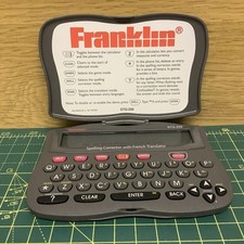 Franklin Wordmaster Travel Plus STQ-206 English To French Translator & Games 