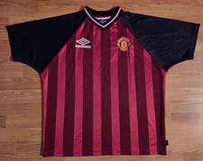 Manchester United 1998/99 1999 shirt treble red training Umbro Utd vintage XL