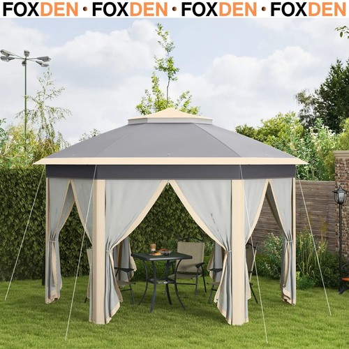 Large outdoor garden hexagon - large,