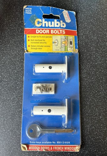 Chubbs door bolts - chubbs, 8002/m