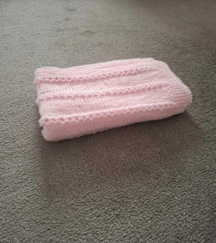 Hand knitted baby blankets - hand,