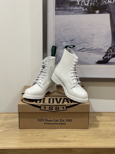 Nps solovair white shine - white, hi-shine