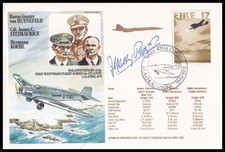 Churchill's Wartime Pilot Captain JOHN CECIL KELLY-ROGERS Signed RAF Cover