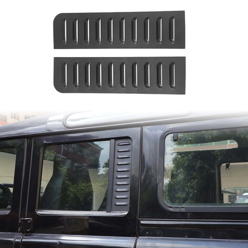 Black alloy rear window - black,