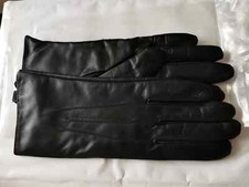 Jasmine Silk Ladies Classic Leather Gloves Cashmere Lined Medium 