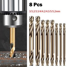 8pcs Cobalt Drill Bit Set