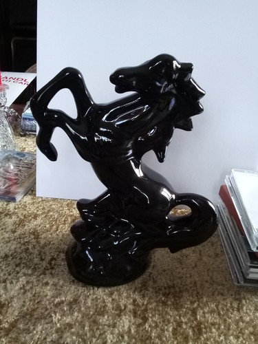 Ceramic rearing horse figure - ceramic,