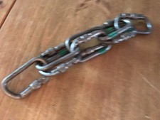 Steel Oval Carabiners Set X 8 Climbing Caving Aborist Mountaineering Climb 2