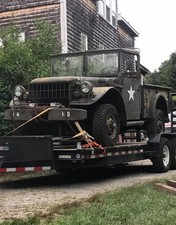 Dodge M37 Pto Driven LU4 Baden Winch Complete Removed From 1963 Military Truck