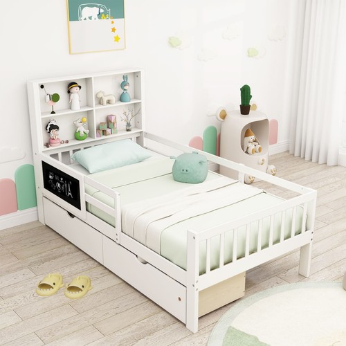 Single size bed - bed, frame