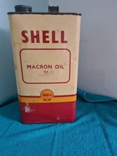 Rare 1950s SHELL Macron Oil