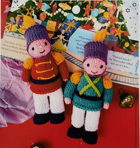 Knitting pattern toy soldiers - toy, soldiers-