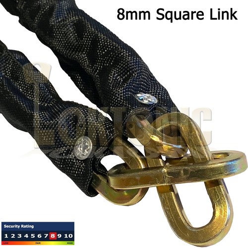 Square link 8mm security bike - 8mm,