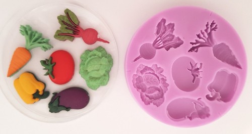 Vegetables silicone mould for - vegetables,