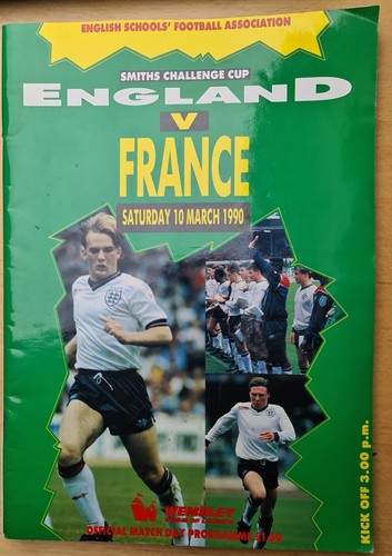 England france schoolboys - england, v