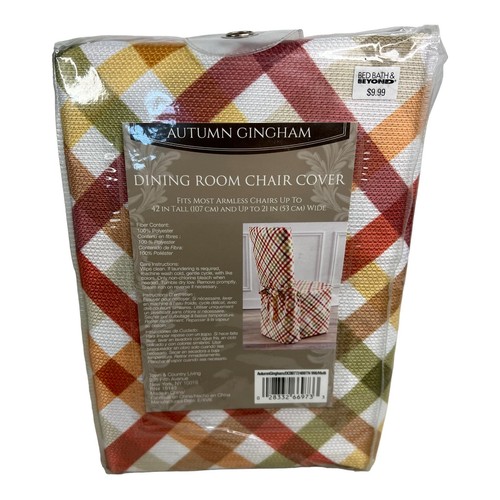 Autumn gingham dining - gingham,