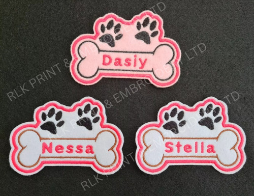 Personalised embroidered name - personalised,