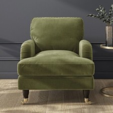 Velvet armchair upholstered - velvet,