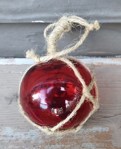 Glass fishing floats jute - glass,