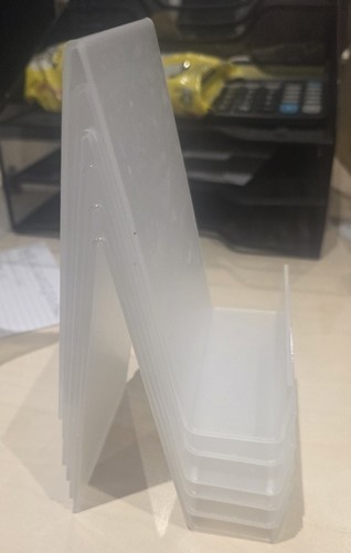 Acrylic book ends - acrylic,
