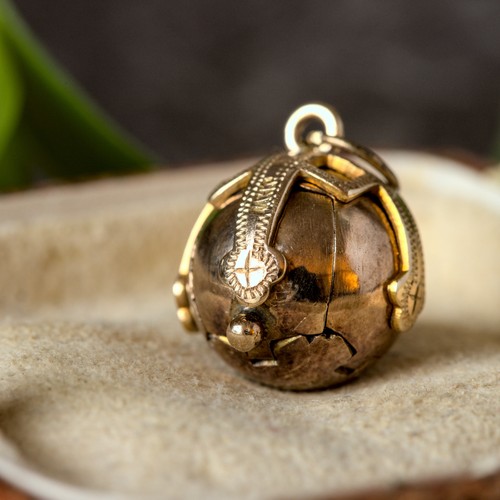 Vintage english gold silver - 9k,