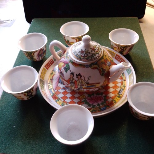 Miniature chinese tea set - miniature,