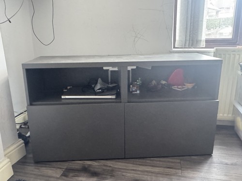 Ikea besta unit dark - tv,