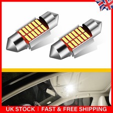 2PCS Car Festoon White LED SMD Light Bulbs Lamps Interior C5W Bulbs 12v 31mm