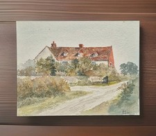 Old Farm House Antique Artwork