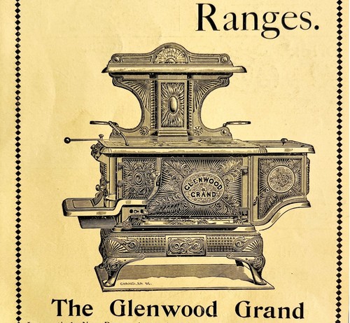 Glenwood grand oven range 1894 - oven,