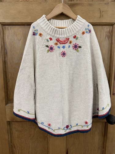 Monsoon girls knitted poncho - monsoon,
