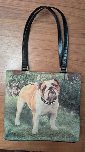 English bulldog purse with - english,