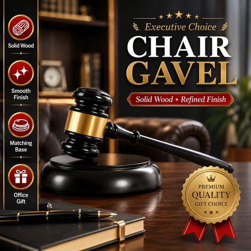 Wooden gavel sound block - wooden,