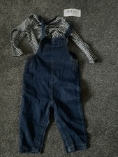 NEW KIDS M&S DENIM DUNGAREES