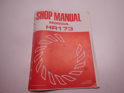 1985 honda hr173 rotary - honda, lawn