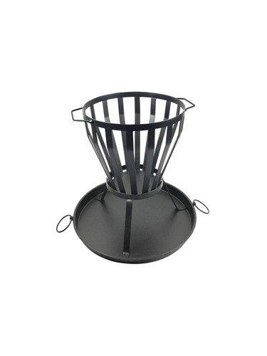 Wood burner brazier stand - wood, brazier,