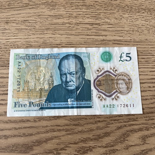 Bank england aa22 five - bank,