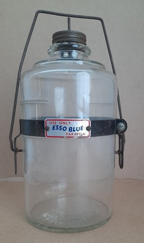 Vintage esso blue paraffin - vintage,