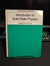 Introduction to Solid State Physics - Charles Kittel (7th Edition - HARDBACK)
