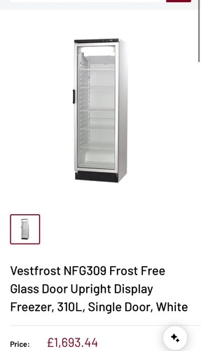 Used vestfrost nfg309 frost - vestfrost,