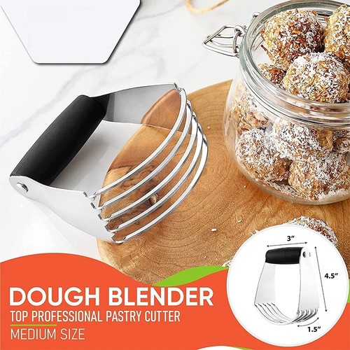 Stainless steel dough blender - steel,